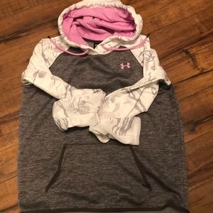 Under Armour camp blocked fleece hoodie